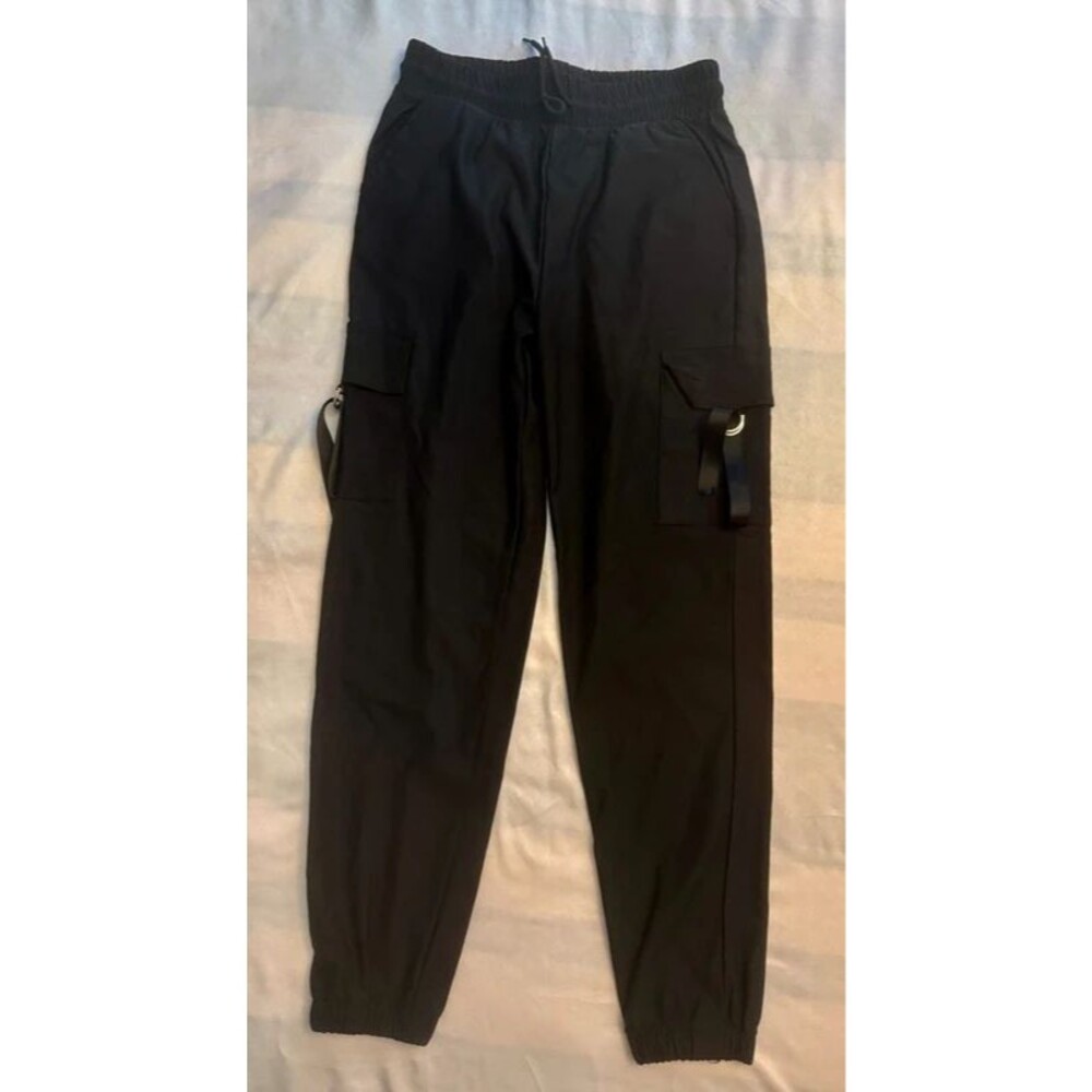 Buzz Black Cargo Jogger Pants Size L Utility Pockets